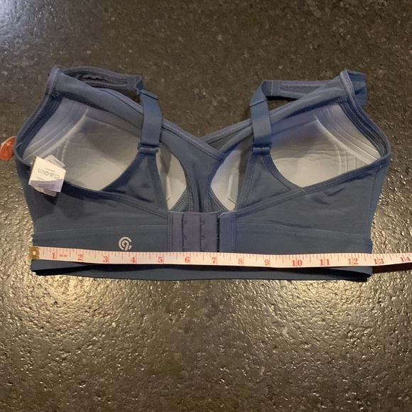 Champion 9 bra navy blue new year resolution work out wear nwt - Picture 6 of 8